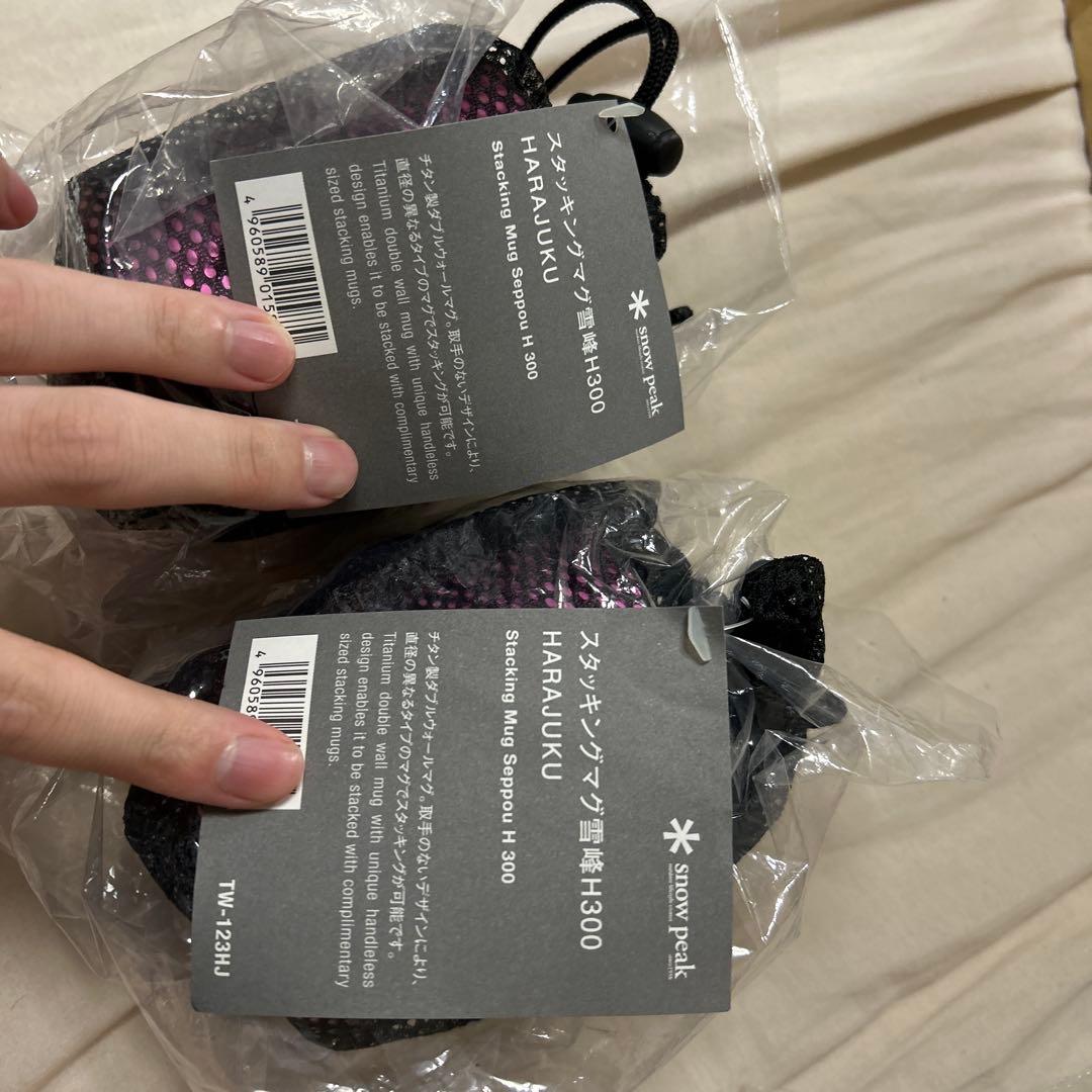 廃盤　原宿限定　 peak H300 TW-123HJ 2個セット