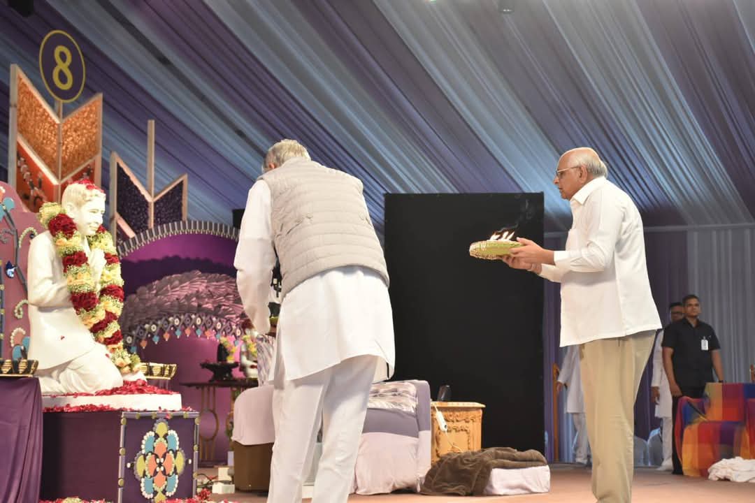 મોરબી ખાતે દાદા ભગવાનની 118મી જન્મજયંતી મહોત્સવમાં સહભાગી બન્યા મુખ્યમંત્રી