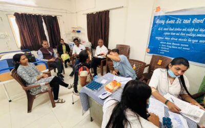રાજકોટ ખાતે આશા બહેનો માટે વિનામુલ્યે આરોગ્ય તપાસ કેમ્પ યોજાયો
