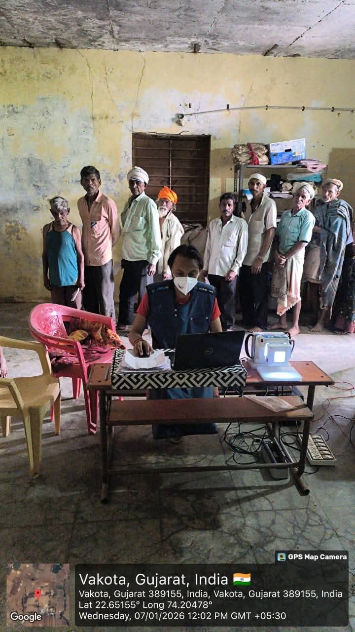 ધાનપુર તાલુકાના પ્રાથમિક આરોગ્ય કેન્દ્ર ઝાબુ ખાતે પોટ્રેબલ એક્સ-રે મશીન દ્વારા ટીબીના વનરેબલ સ્ક્રીનિંગ: ૧૫૧ લાભાર્થીઓની કરાઈ તપાસ