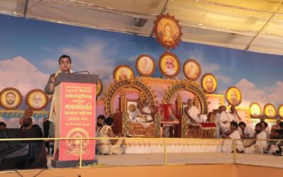 સુરતના વેસુ ખાતે આચાર્ય ભગવંત વિજય યશોવર્મસૂરીશ્વરજી મહારાજના ગચ્છાધિપતિ પદપ્રદાન સમારોહમાં સહભાગી બનતા મુખ્યમંત્રી ભૂપેન્દ્ર પટેલ