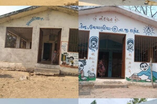 દાહોદ તાલુકાની ઘટક ૨ ની જાલત-૬,આગાવાડા-૫, અને ઉચવાણીયા-૯ આંગણવાડી કેન્દ્રનો ‘આંગણવાડી નવીનીકરણ ઝુંબેશ’ અંતર્ગત કાયાકલ્પ